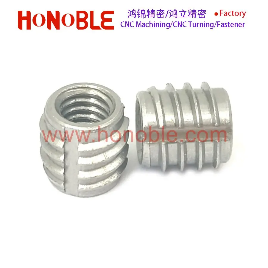 
Self-tapping threaded inserts for plastic 