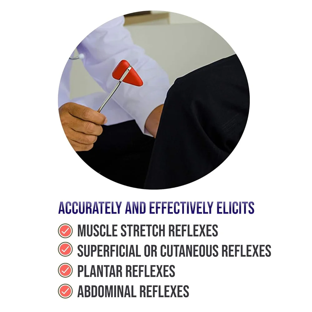 Medical testing doctor triangular nerve reflex hammer selling medical general percussion tool hammer