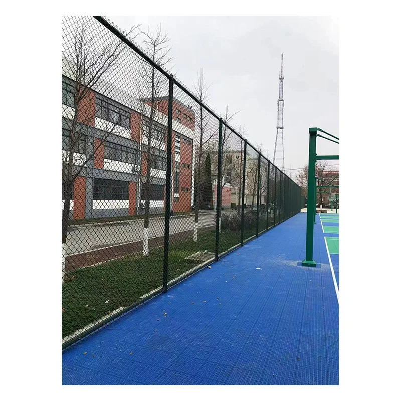 Football Stadium Dark Green Sports Field Fence Net