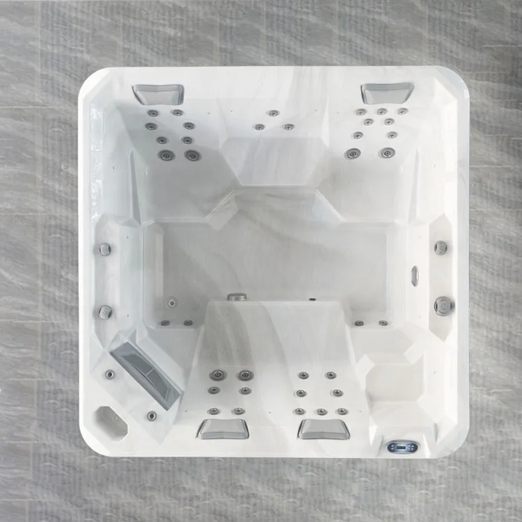 6-7 person hot tub outdoor Acrylic spa pool massage bathtub Self-Cleaning spa pools