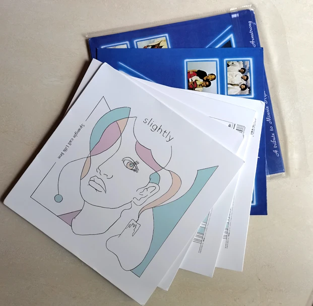 Vinyl record CD DVD multi-Album sleeve cardboard slipcase box with Lenticular packaging solution