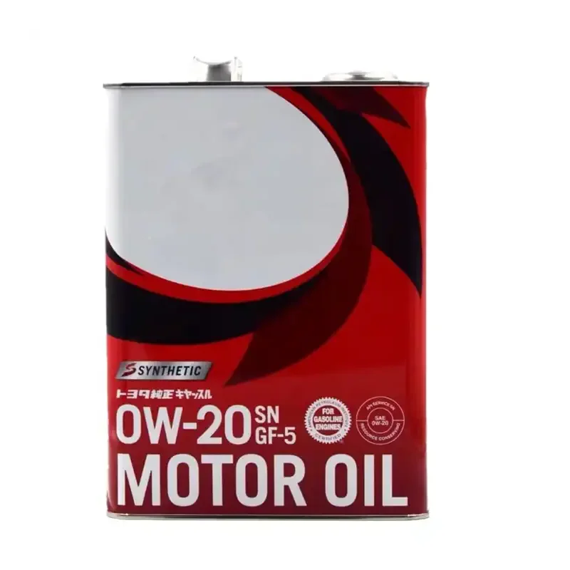 Toyotal Iron Barrel Oil SN/CF 0W-20 fully synthetic engine oil lubricant 4 liters  1 Liter Print Carton