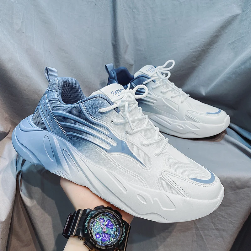 2022 New Arrival walking shoes Summer Couple Breathable Chunky Fashion Sneakers Men Casual Shoes