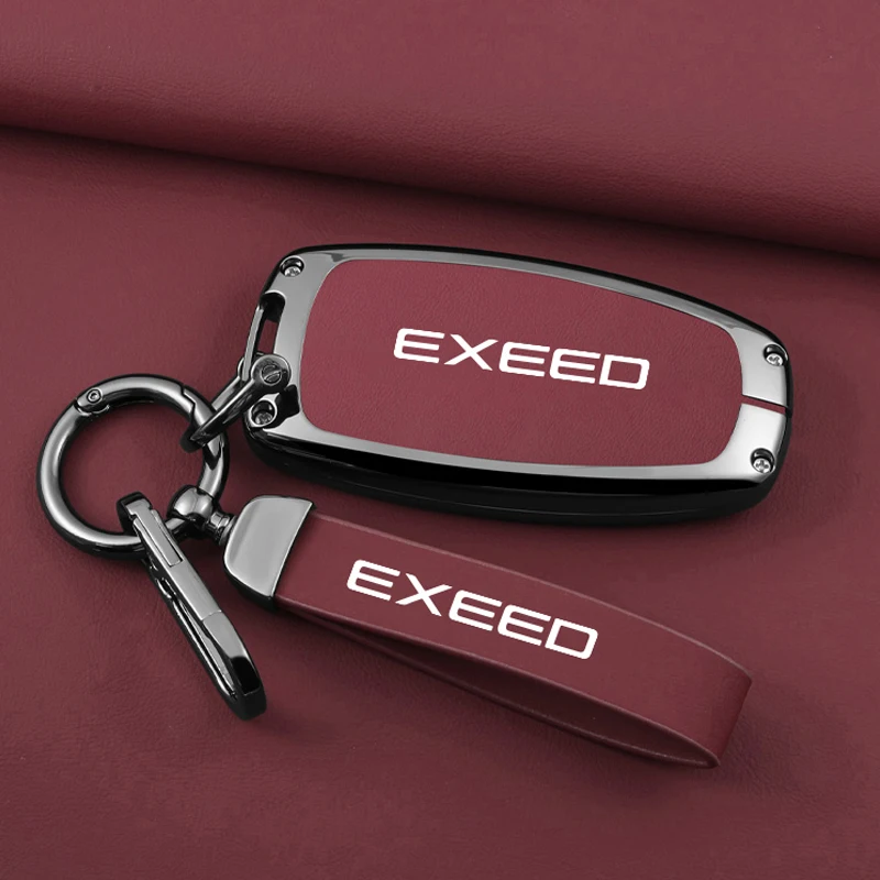 Suitable for Chery EXEED car key cover Xingtu Eta car accessories Zinc alloy automobile remote key cover