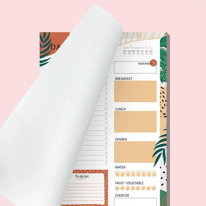 The latest customizable magnetic fridge sticker pad record book