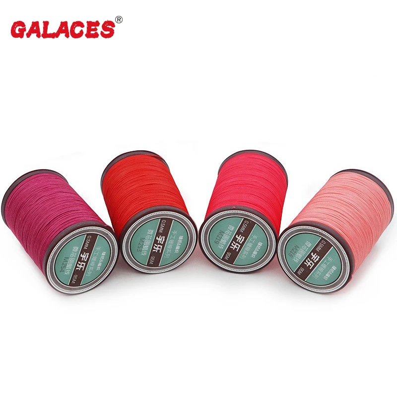 0.6mm Round Hand-sewn Leather Handmade leather sewing thread polyester sewing thread