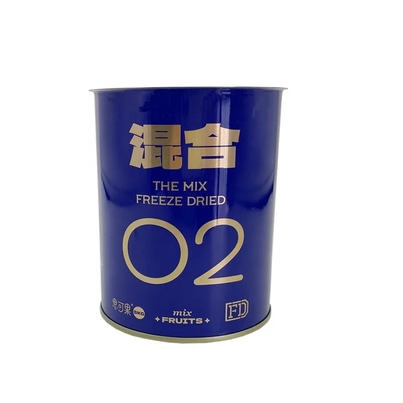 Empty Food Grade Metal Can for Coffee or Beverage Can with Easy Open Lid Personalized Design Printing Tin Can for Tomato Paste