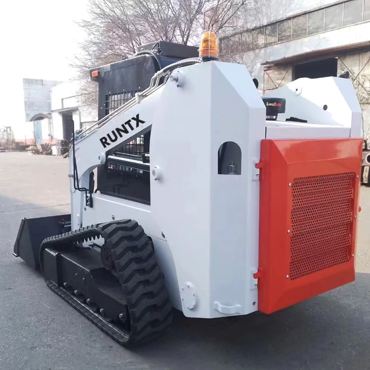 Runtx Small Skid Steer Loader 500KG 700kg 1000kg Skid Steer Skid Loader for Sale