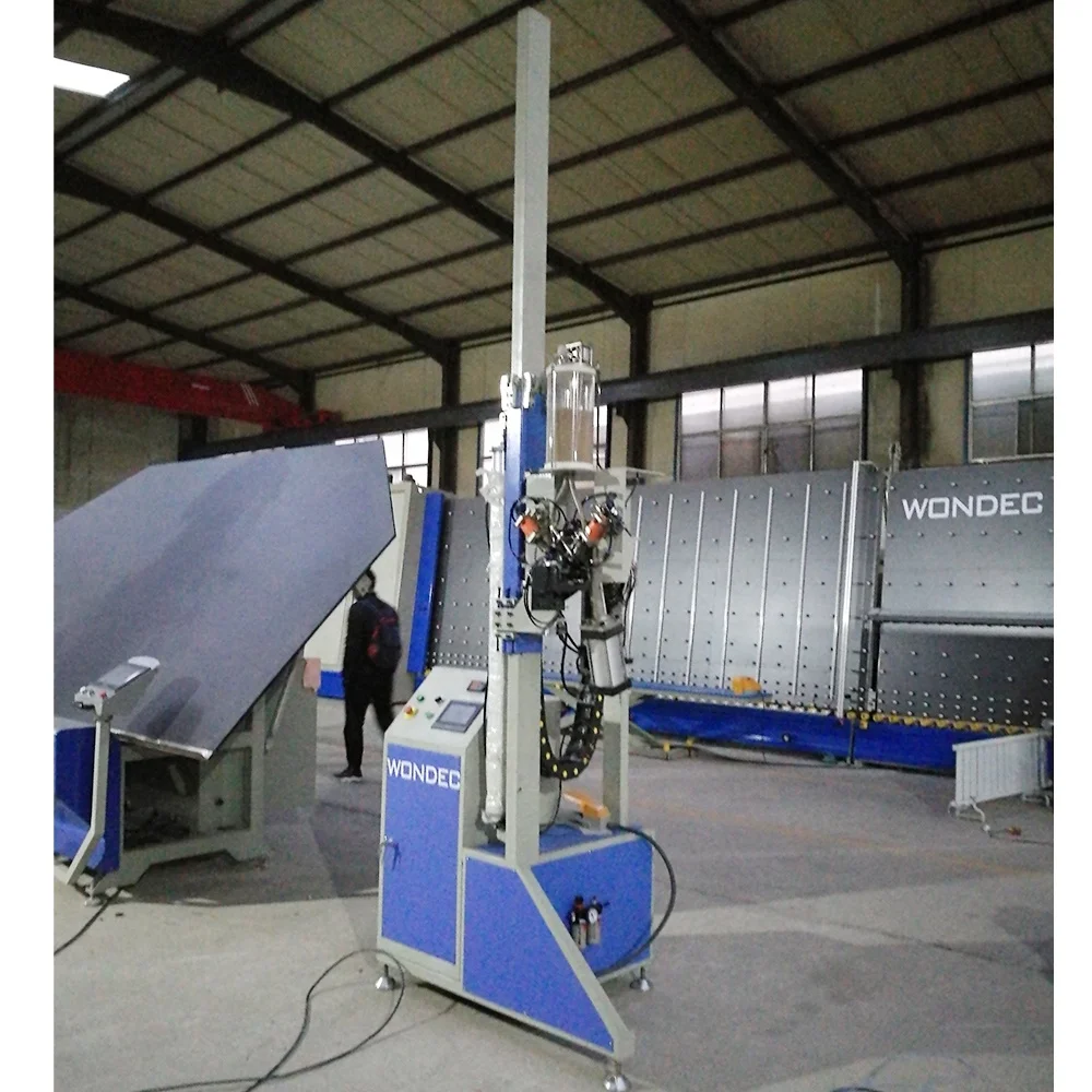 Big Barrel Insulating Glass Automatic Desiccant Filling Machine For Double Glazing Processing With CE