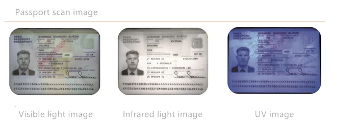 Passport scan image