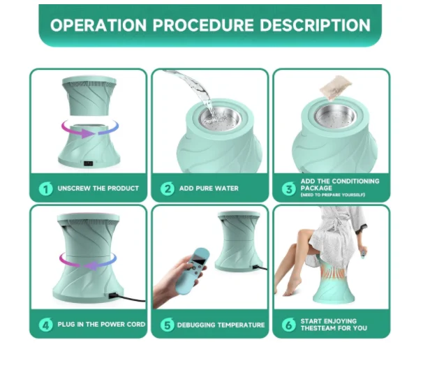 V-shaped steam seat set,Yoni set with comfort pad for cleaning, tightening, postpartum recovery