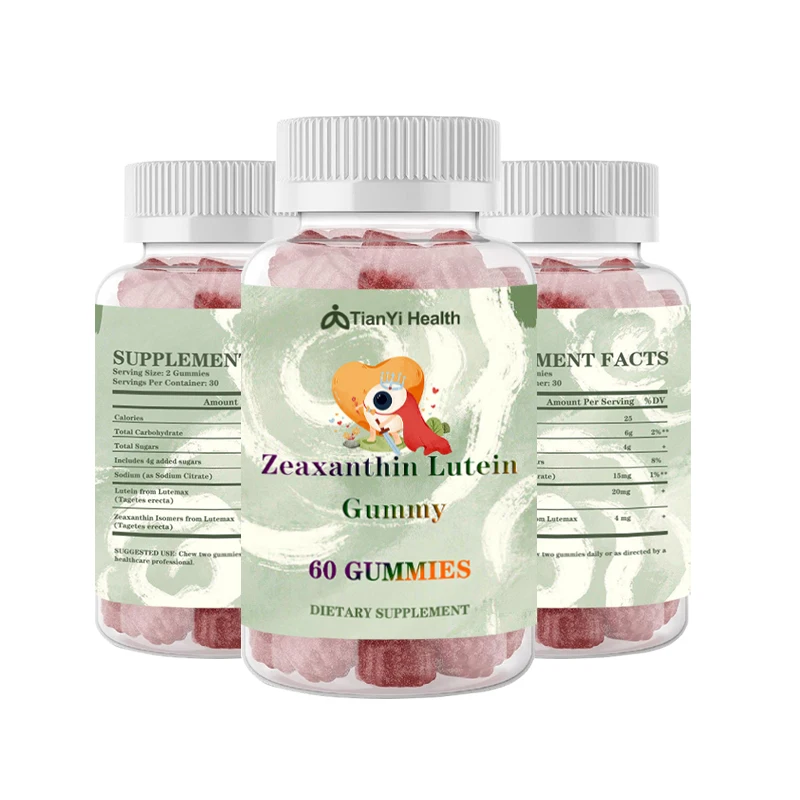 Private Label Eye Health Complex Zeaxanthin Lutein Gummy