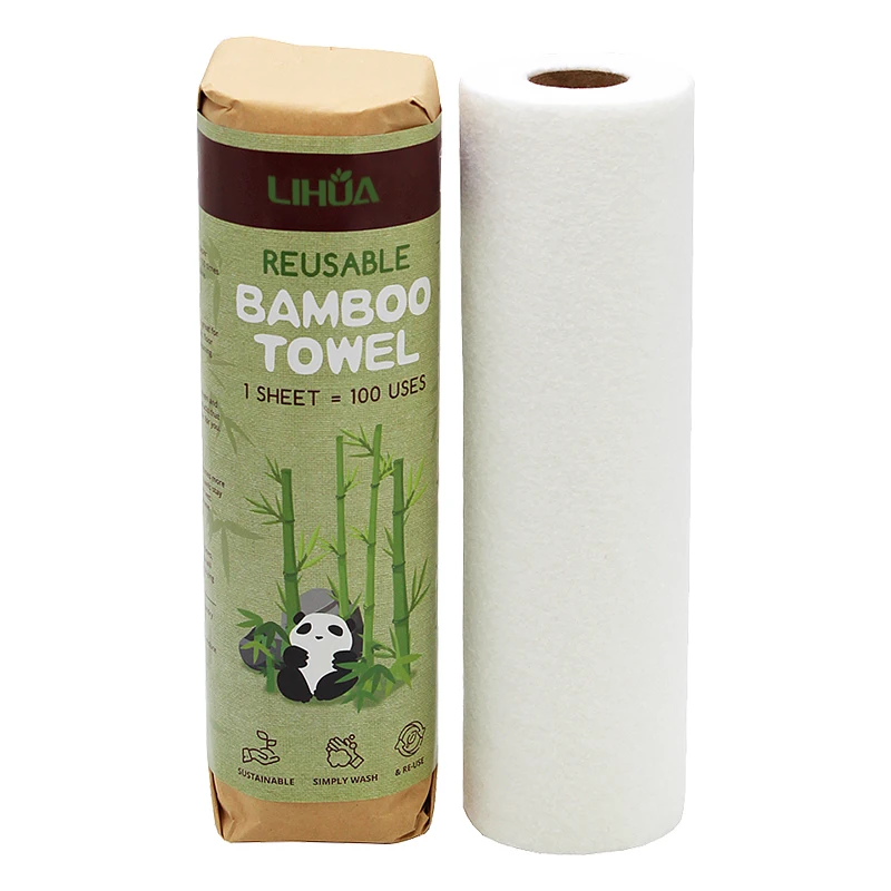Bamboo Products Eco-friendly Kitchen Towels Reusable Bamboo Paper Towel