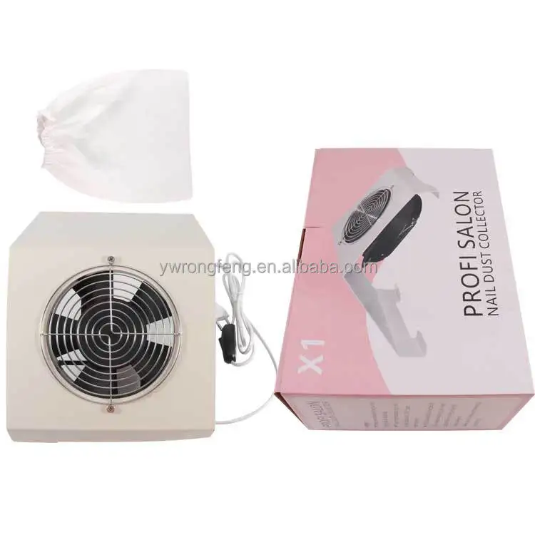 hot 65W Nail Vacuum Cleaner Strong Suction Fan With Free Dust Bag for Salon Manicure Nail Dust Collector Nail Art Equipment
