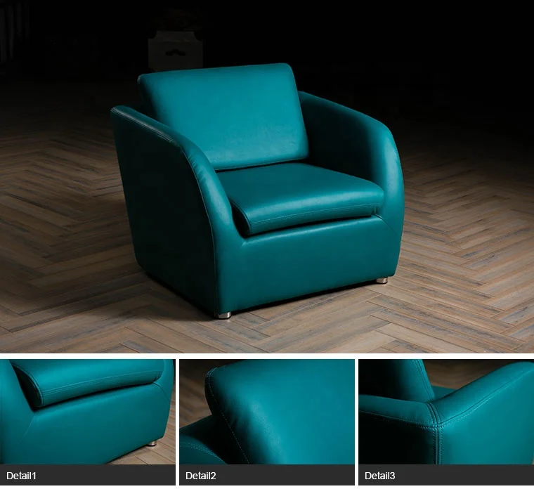 
Coffee Shop Lifestyle Modern Super Fiber Leather Sofa Living room Furniture 