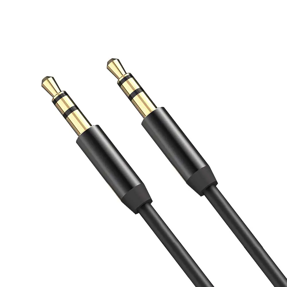 Factory oem odm Audio Cable 3.5mm 24K Gold Plated Wholesale 3.5mm Stereo Jack Aux Audio Cable