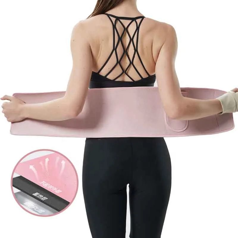 Premium Waist Trainer Belt for Women Low Back and Lumbar Support with Silver Ion Layer
