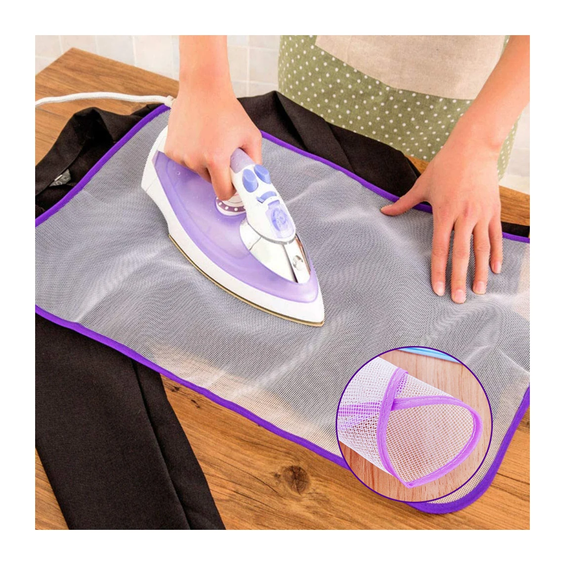 5 шт./упак. Защитная гладильная сетка для сетки прижимая ткань для гладкость сгоревшая гладильная протектор сетчатая ткань