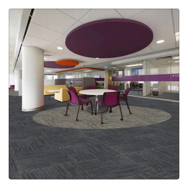 Modern Office Carpet Tiles New Design Office Commercial Carpet Products Square Floral Washable,stain Resistant Medium Pile 3~6mm