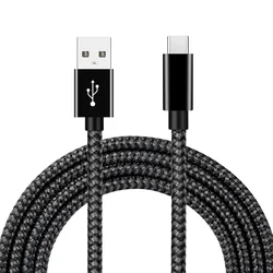 USB Quick Charge Type C 3A Fast Charger Phone USB 1M 1.5M 2M Charging Data Cable