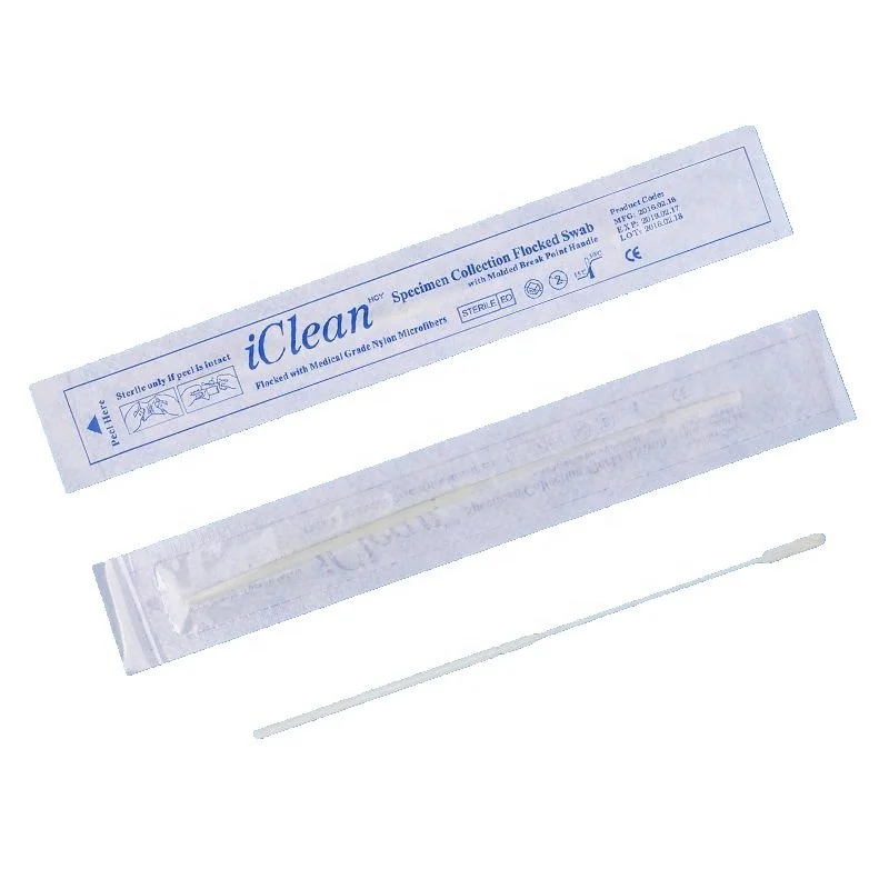 Стерильный одноразовый носовой тампон бесплатные образцы мягкая губка для перорального отбора проб стерильный пенный