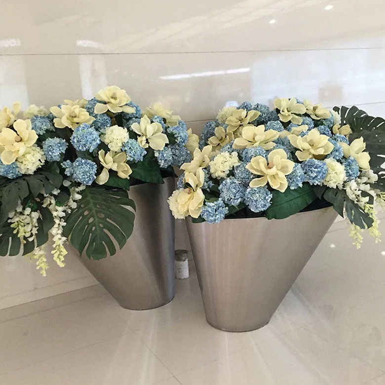 CBMmart Custom Nice Art Planters Fiberglass Garden Outdoor Planters Large Flower Pot