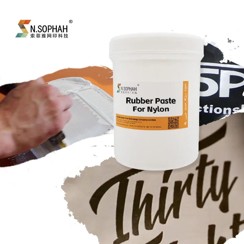Good Quality High Elasticity High Fastness Nylon Printing Screen Printing Rubber Paste