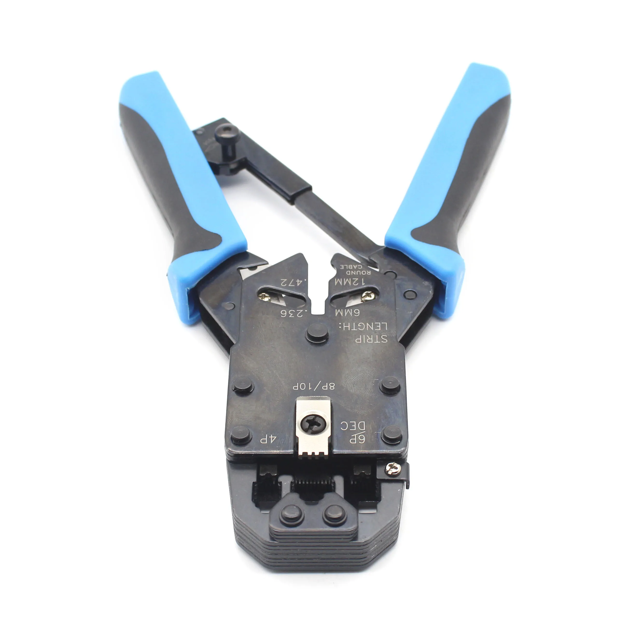 Обжимной инструмент RJ-45 RJ-12 RJ-11 (8P8C 6P6C 4P4C) кабельный резак со стриптизером