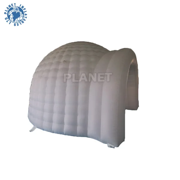 Hot Selling Large Transparent Inflatable Igloo 5m LED Light Bubble Igloo Inflatable Dome Tent