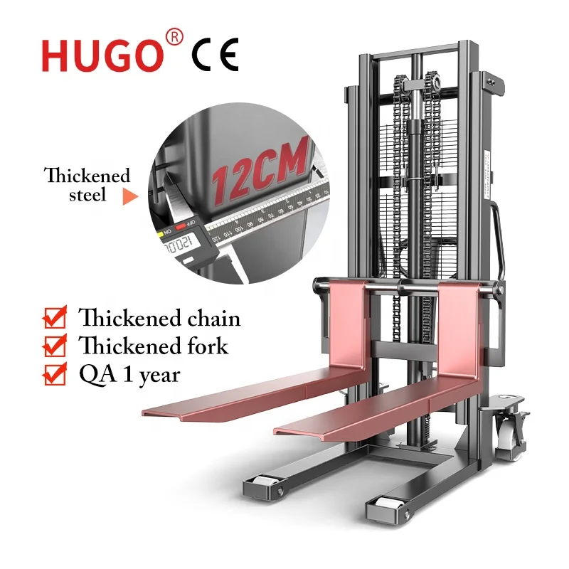 electrico hydraulic electric pallet stacker hydraulic cylinder for hand stacker hydraulic stacker manual lift manufacturer