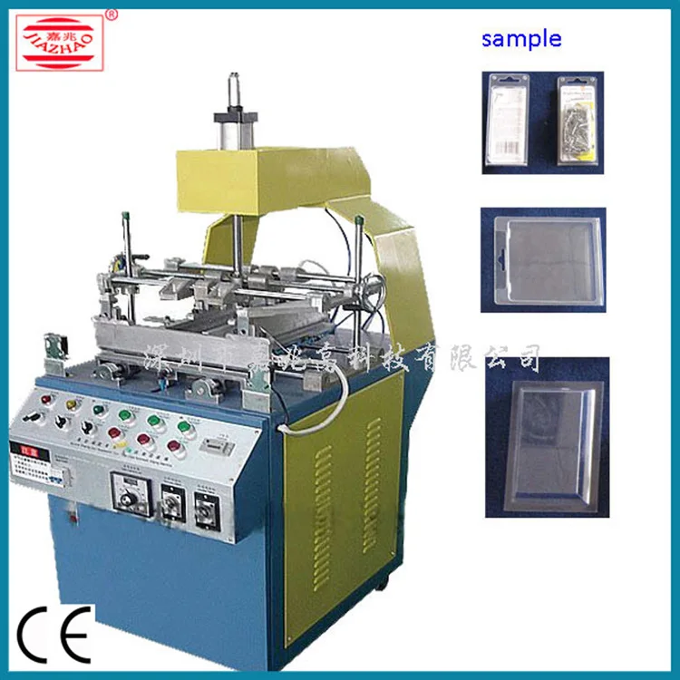 Three Edge Folding Plastic Blister Packaging Blister Edge Folding Machine for Cards mobile phone film cases and Waterproof case