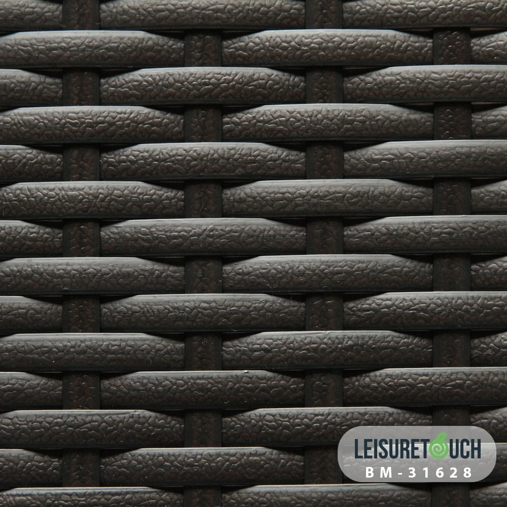 Outdoor Bamboo LooK Furniture PE Faker Wicker Synthetic Rattan Roll Material Artificial Plastic Rattan