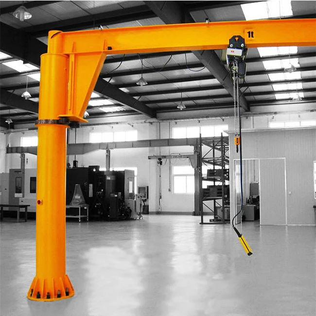 BZ Type Fix Column Cantilever Swing Arm Jib Crane with Electric Hoist