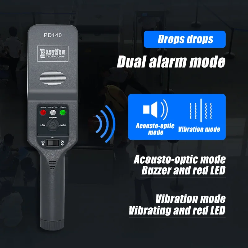 Ручное оборудование для контроля безопасности портативный металлоискатель ручной металлодетектор проверки детектор золота обнаружения тела