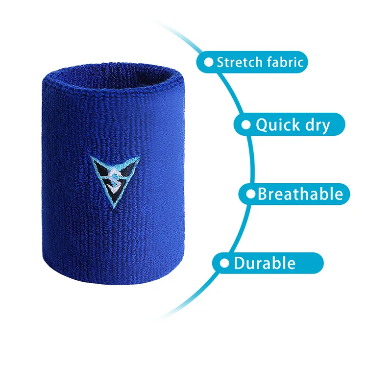 Latest Design Compression Wrist Sleeve Customize Elastic Fiber Wrist Brace for Men Women Quick Dry Sweatbands Support