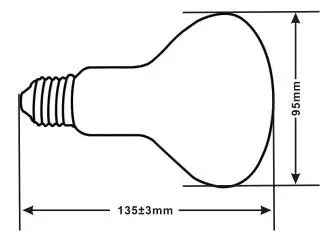 Счастливая herp 80W 100W 125W 160W ртутные нагрева uva uvb лампы под рептилию с CE ROSH PSE