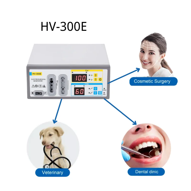 HV-300E portable cautery machine high frequency electrocautery diathermy machine