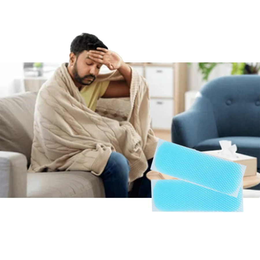 Trending Products 2024 New Arrivals Custom Cool Pad Fever Patch Cooling Gel Patch for Kids And Adult