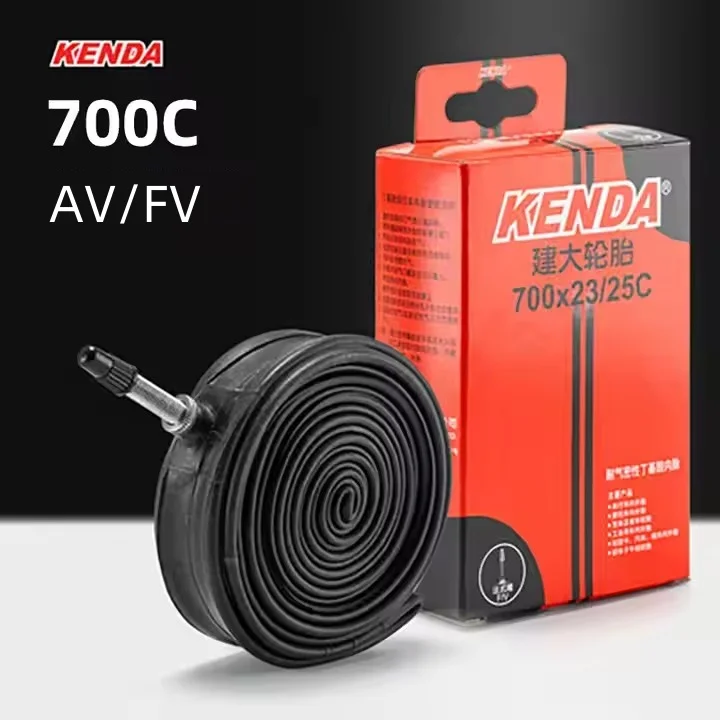 KENDA road bicycle внутренняя трубка 700x23 25 28 32 35 43C 700CBicycle бутиловая Аксессуары для велосипеда