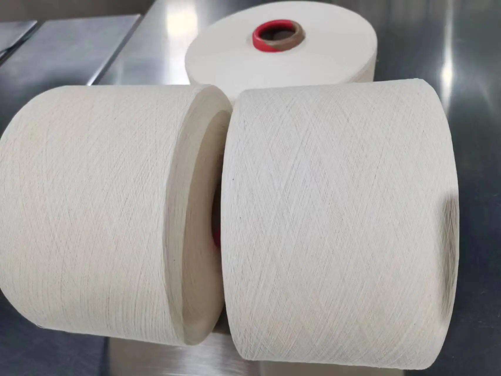 Compact Open End Ring Spun Weaving Knitting Yarn Price 21s-32s Pure 100% Combed Cotton Yarn