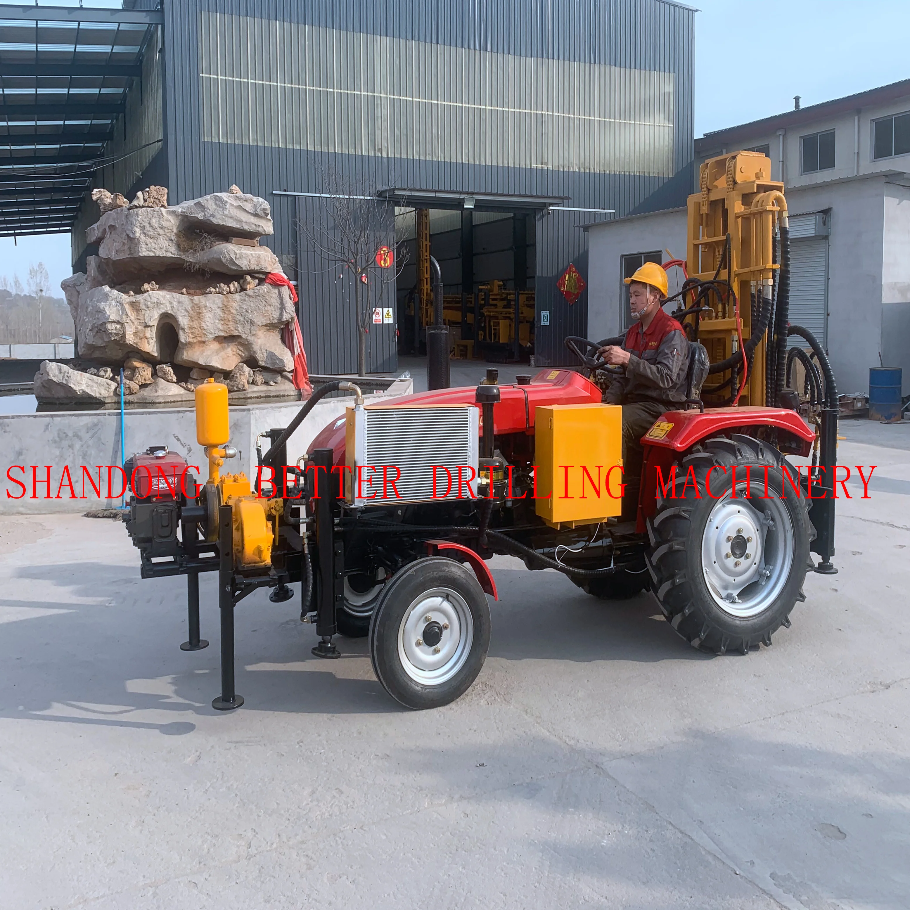 BDM-150TT  Tractor drilling Wells with submersible holes
