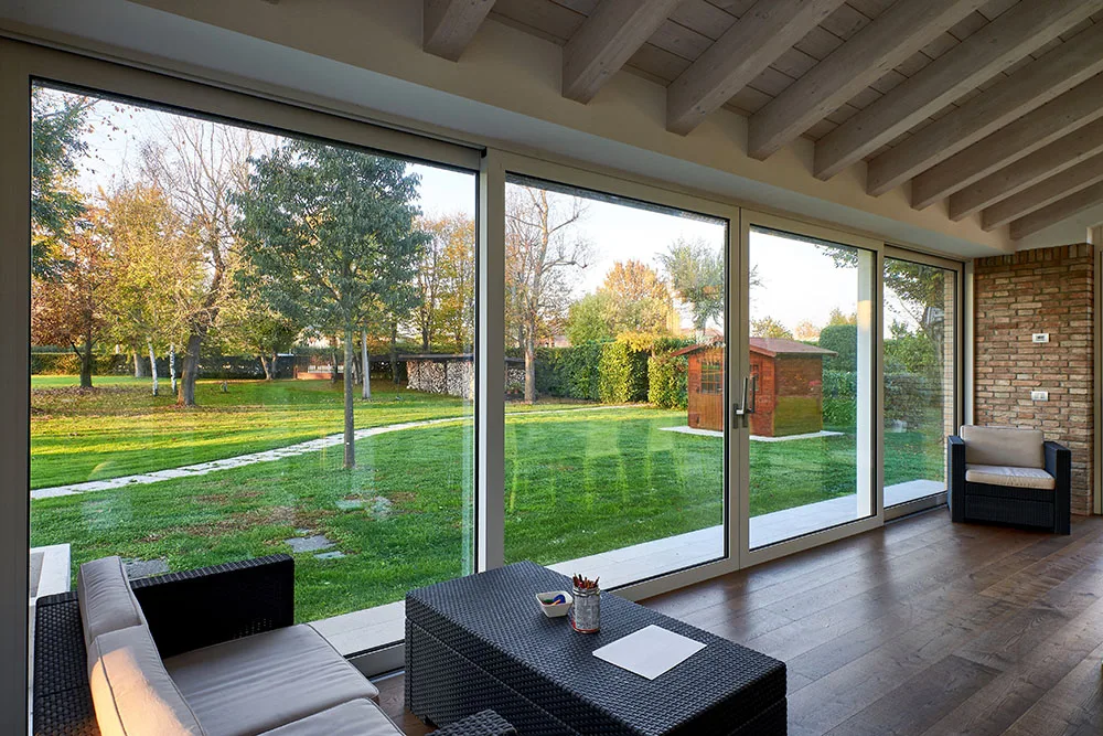 Minglei Hot Sale Large Heavy Duty Sliding Patio Doors Triple Glass Sliding Door Exterior Entry Doors