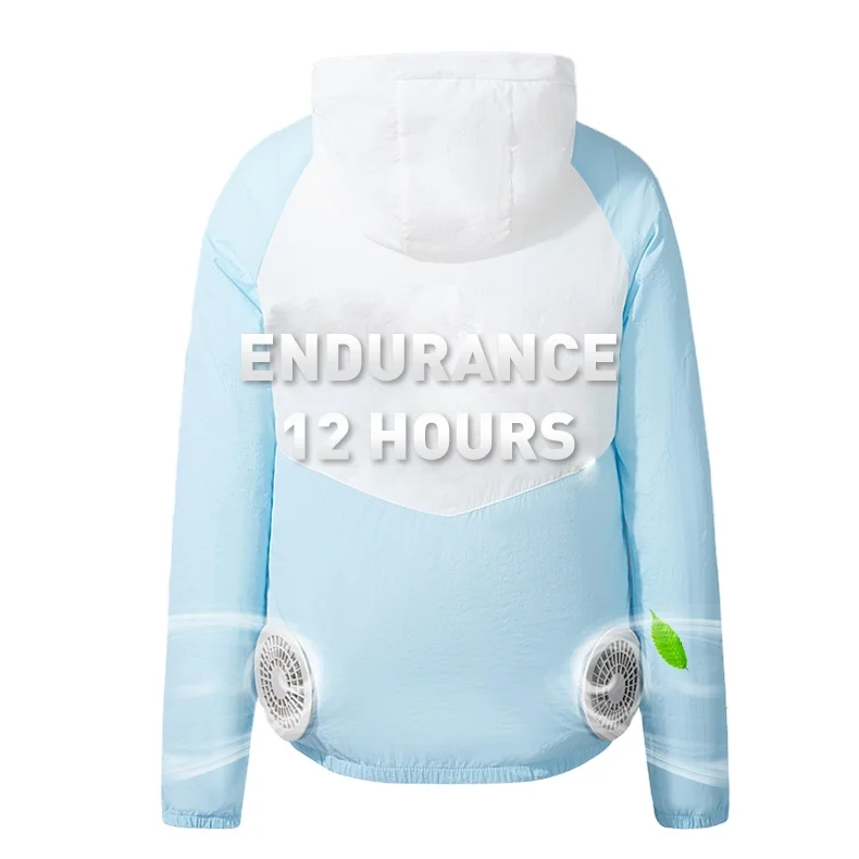 2022 Summer Cooling Clothing Air-conditioning Fan Jacket USB Smart Charging Jacket Men Women Outdoor Breathable Cool Working Coa