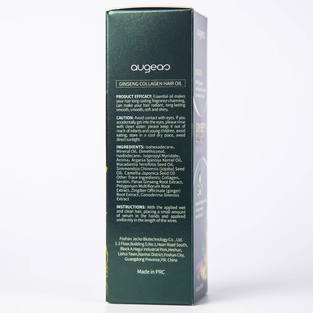 natural herbal good smell wholesale ginseng collagen hair essential oil