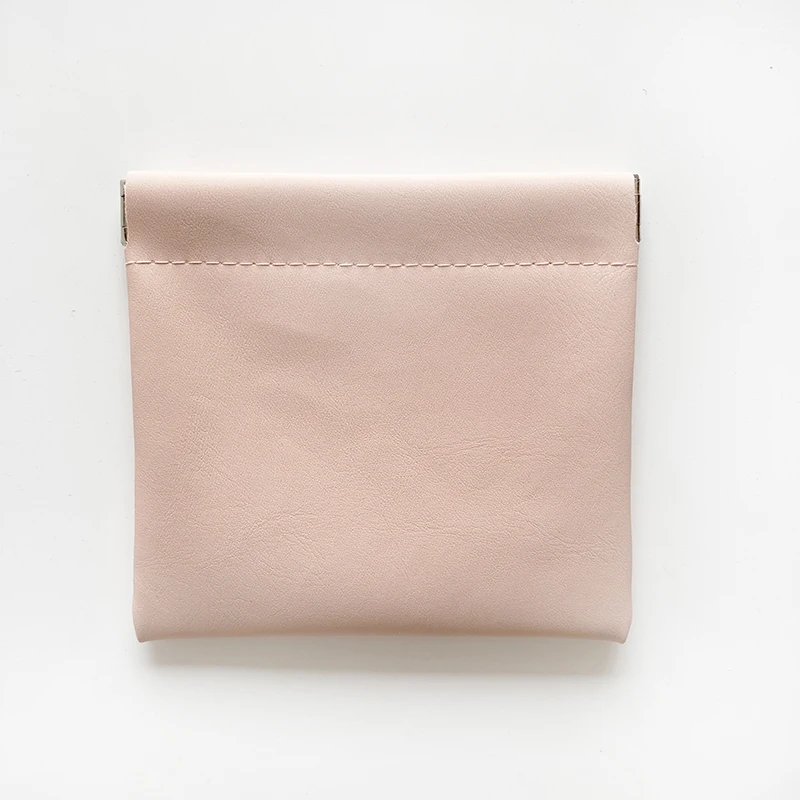 Wholesale Custom PU Jewelry Pouch Bag Elegant Leather Mini Makeup Cosmetic Pouch