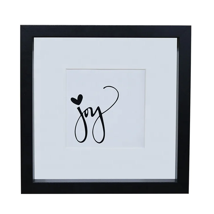 
Sunbow Hot Selling 3D MDF Shadow Box Photo Frame Craft Display Picture Frame with 9.1*9.1 Wall Mount 