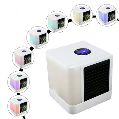 
Home personal portable digital display usb mini air cooler with led light 