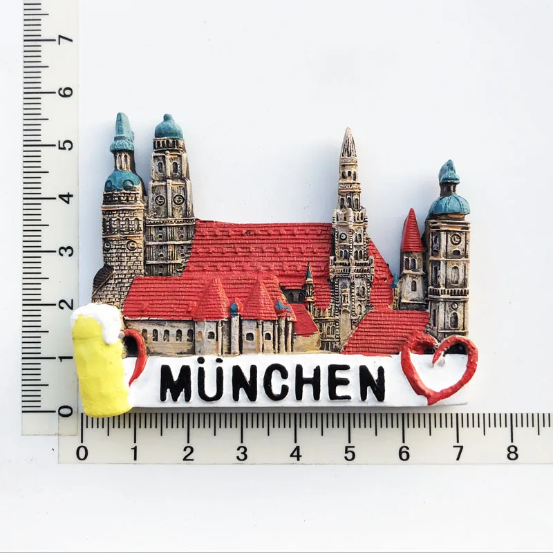 Флаг Германии берлинское пиво подарки для путешествий Deutschland Frankfurt магнит на холодильник Freiburg Munchen Германия Сувенирный