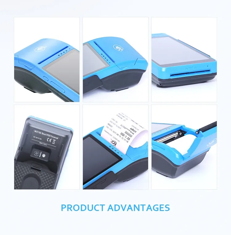 Wisecard T90 MTK MT8735 8mega Pixels 58mm Printer Android Point of Sale Pos Systems Machine