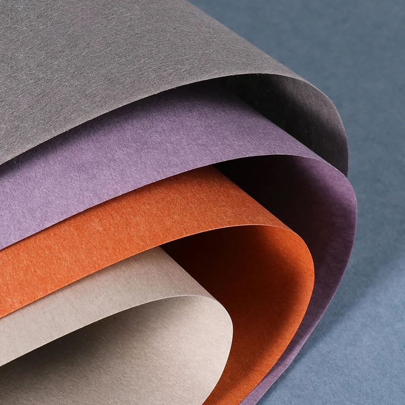 Custom logo korean flower wrapping paper vintage solid color flower packaging paper